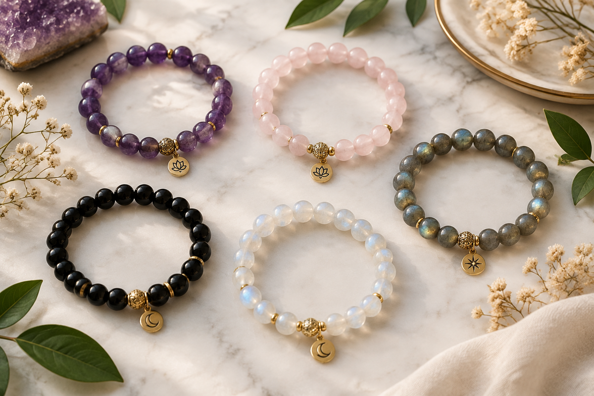 Bracelet Pierre Lithothérapie – Élégance et Bien-être