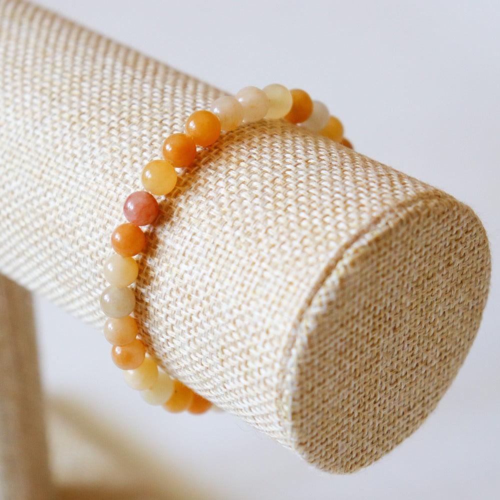 bracelet-aventurine-jaune-6mm - Shop star