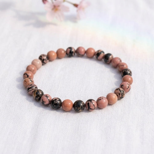 rhodonite-bracelet-perles-6mm-incline - Shop star