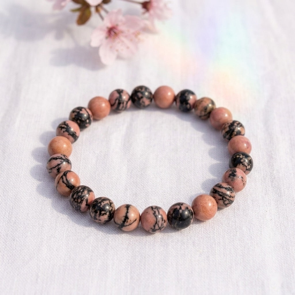 rhodonite-bracelet-perles-8mm-incline - Shop star